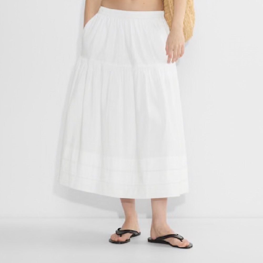 Little Moon White Maxi Skirt, Size XXS